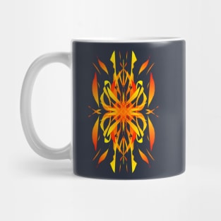 Abstract: fire Mug